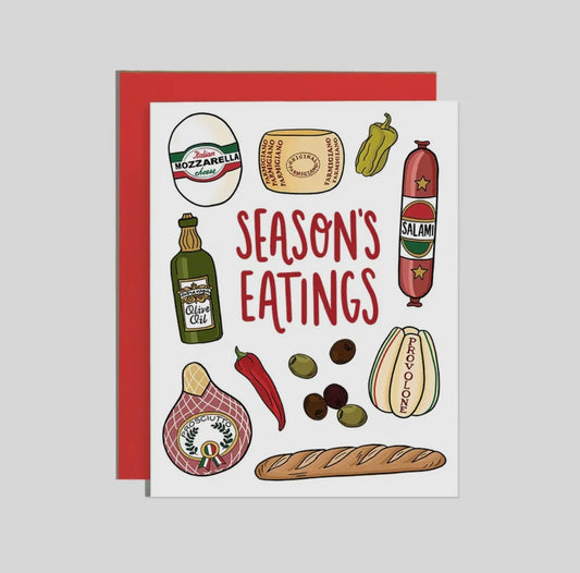 Italian Meat & Cheeses Holiday Card