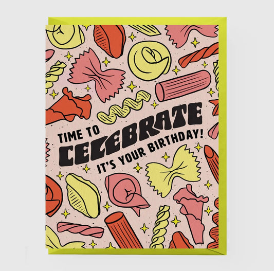 Pasta birthday card