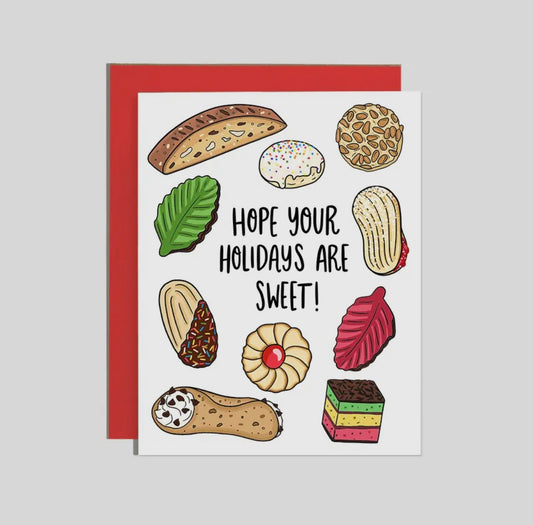 Italian Cookies & Desserts Holiday Card