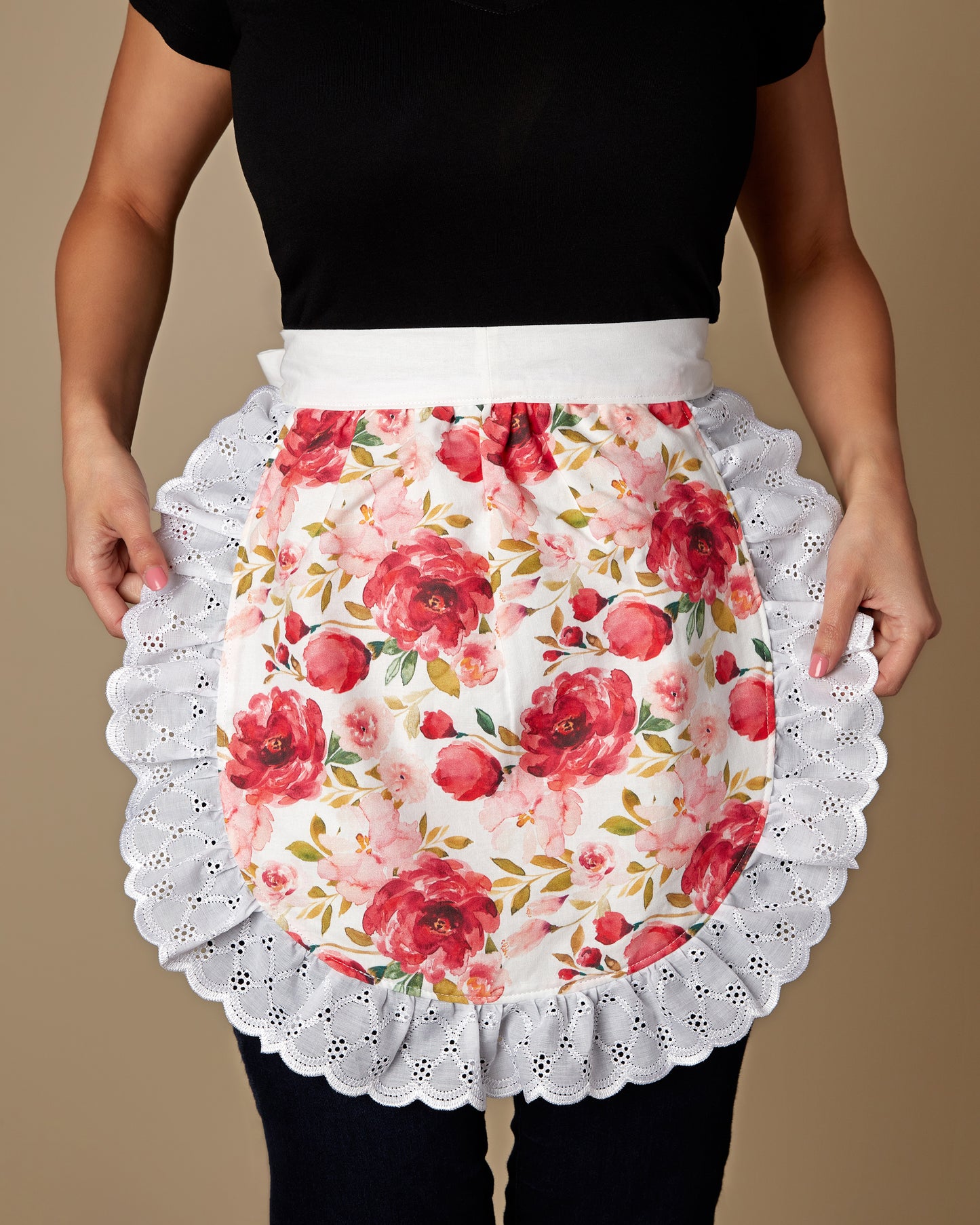 Peonies Apron